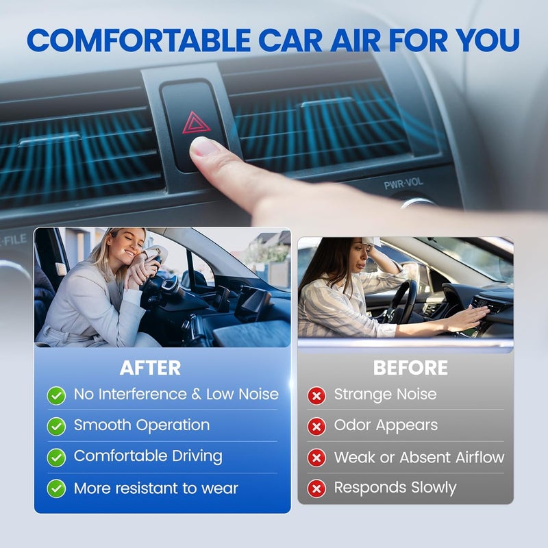 SYKRSS محرك مروحة HVAC 700089 متوافق مع شيفروليه سيلفرادو تاهو، متوافق مع GMC سييرا 1500/2500/3500 يوكون 15-80387، مجموعة محرك مروحة A/C 2311587 - Image 4